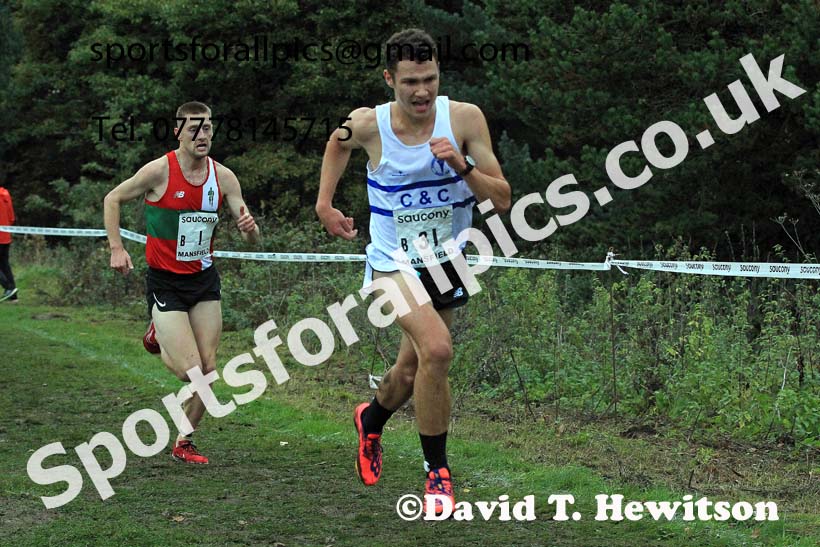 Senior Men, 2022 National Cross Country Relays, Berry Hill Park, Mansfield.  Photo: David T. Hewitson/Sports for All Pics